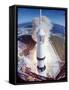 Apollo 15 Lifting Off Fr. Kennedy Space Center-null-Framed Stretched Canvas