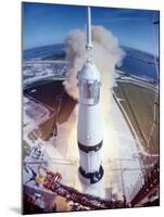 Apollo 15 Lifting Off Fr. Kennedy Space Center-null-Mounted Photographic Print