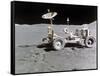 Apollo 15 Moon Surface 1971-null-Framed Stretched Canvas