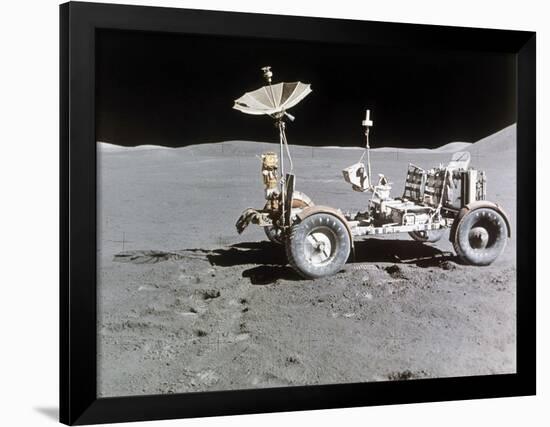 Apollo 15 Moon Surface 1971-null-Framed Photographic Print