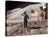 Apollo 15 Moonwalk 1971-null-Stretched Canvas