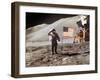 Apollo 15 Moonwalk 1971-null-Framed Premium Photographic Print