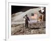 Apollo 15 Moonwalk 1971-null-Framed Photographic Print