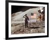 Apollo 15 Moonwalk 1971-null-Framed Photographic Print