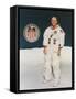 Apollo 16 Astronaut Thomas Mattingly in Spacesuit, 1971-null-Framed Stretched Canvas