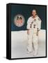 Apollo 16 Astronaut Thomas Mattingly in Spacesuit, 1971-null-Framed Stretched Canvas