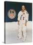 Apollo 16 Astronaut Thomas Mattingly in Spacesuit, 1971-null-Stretched Canvas