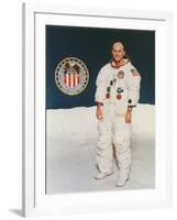 Apollo 16 Astronaut Thomas Mattingly in Spacesuit, 1971-null-Framed Photographic Print