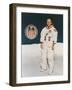 Apollo 16 Astronaut Thomas Mattingly in Spacesuit, 1971-null-Framed Photographic Print