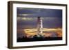 Apollo 17 and Launch Pad with Sunrise-null-Framed Photographic Print