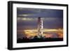 Apollo 17 and Launch Pad with Sunrise-null-Framed Photographic Print