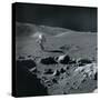 Apollo 17 Astronaut-null-Stretched Canvas