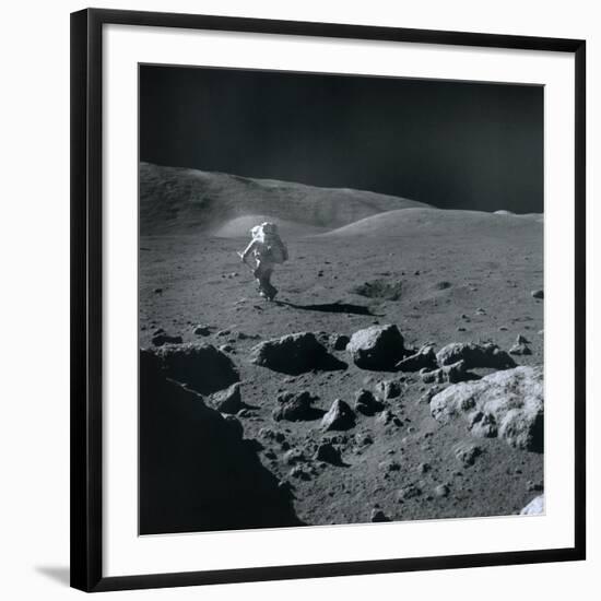 Apollo 17 Astronaut-null-Framed Photographic Print