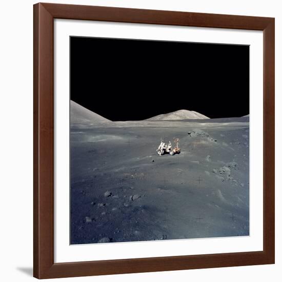 Apollo 17 Astronauts-null-Framed Photographic Print