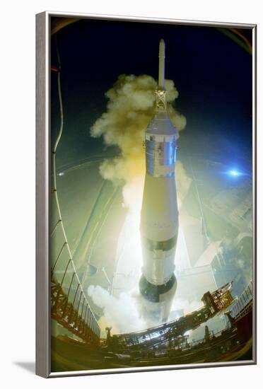 Apollo 17 Blasting Off-null-Framed Photographic Print