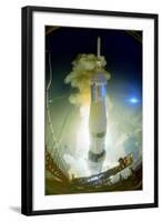 Apollo 17 Blasting Off-null-Framed Photographic Print