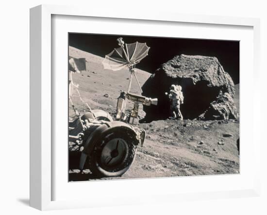 Apollo 17, December 1972:-null-Framed Premium Photographic Print