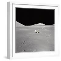 Apollo 17 Geologist-Astronaut Harrison H Schmitt at the Taurus-Littrow Landing Site-null-Framed Photo