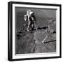 Apollo 17 Geologist-Astronaut Harrison Schmitt Covered with Lunar Dirt-null-Framed Photo