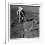 Apollo 17 Geologist-Astronaut Harrison Schmitt Covered with Lunar Dirt-null-Framed Photo