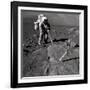 Apollo 17 Geologist-Astronaut Harrison Schmitt Covered with Lunar Dirt-null-Framed Photo