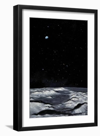 Apollo 17 Landing Site on Moon-Chris Butler-Framed Photographic Print