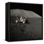 Apollo 17 Lunar Rover on the Surface of the Moon-null-Framed Stretched Canvas