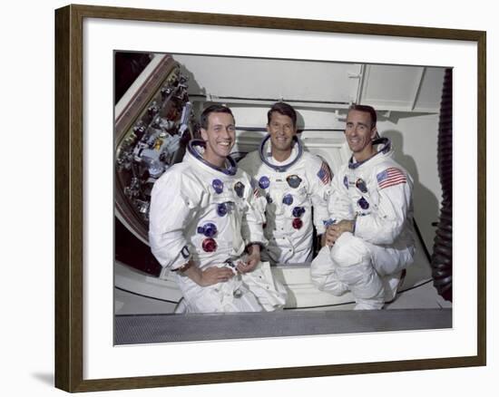 Apollo 7 Prime Crew-null-Framed Photographic Print