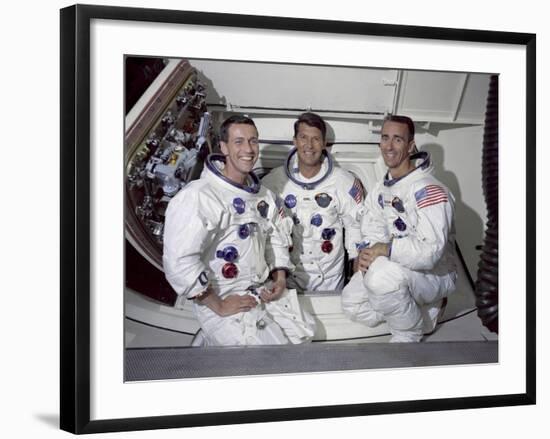 Apollo 7 Prime Crew-null-Framed Photographic Print