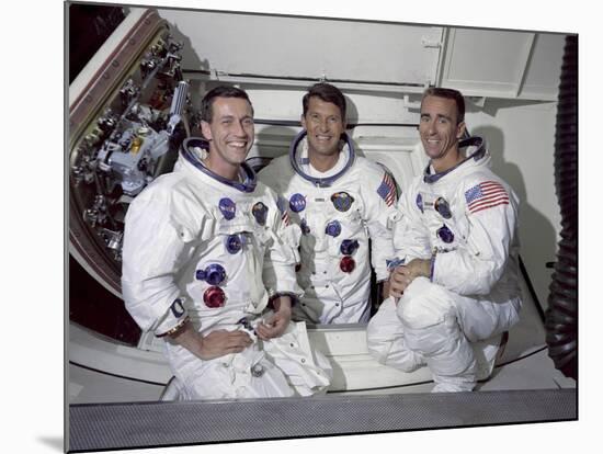 Apollo 7 Prime Crew-null-Mounted Photographic Print