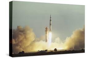 Apollo 8 Blasting Off-null-Stretched Canvas