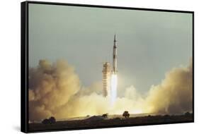 Apollo 8 Blasting Off-null-Framed Stretched Canvas