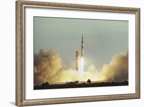 Apollo 8 Blasting Off-null-Framed Photographic Print