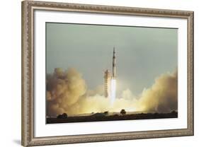 Apollo 8 Blasting Off-null-Framed Photographic Print