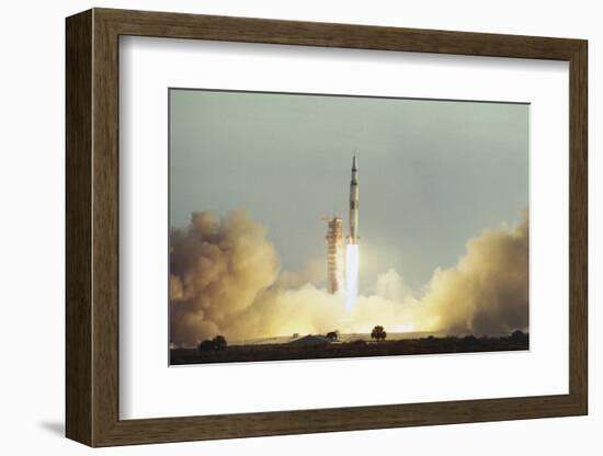 Apollo 8 Blasting Off-null-Framed Photographic Print