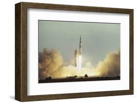 Apollo 8 Blasting Off-null-Framed Photographic Print