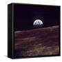 Apollo 8 Earth-null-Framed Stretched Canvas