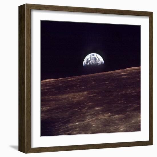 Apollo 8 Earth-null-Framed Photographic Print