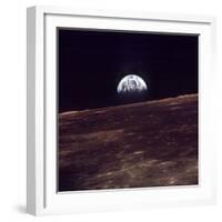 Apollo 8 Earth-null-Framed Photographic Print