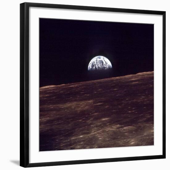 Apollo 8 Earth-null-Framed Photographic Print