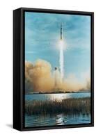 Apollo 8 Heads for the Moon-null-Framed Stretched Canvas