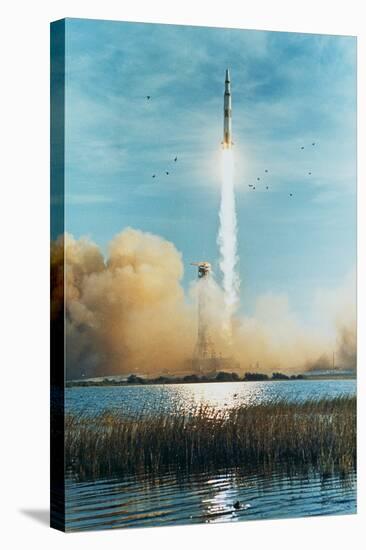 Apollo 8 Heads for the Moon-null-Stretched Canvas
