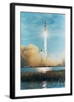 Apollo 8 Heads for the Moon-null-Framed Photographic Print