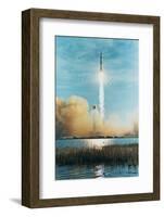 Apollo 8 Heads for the Moon-null-Framed Photographic Print