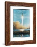 Apollo 8 Heads for the Moon-null-Framed Photographic Print