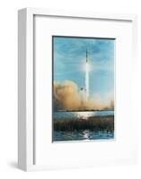 Apollo 8 Heads for the Moon-null-Framed Photographic Print