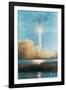 Apollo 8 Heads for the Moon-null-Framed Photographic Print