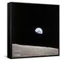 Apollo 8 View of Earth Rise over the Moon-null-Framed Stretched Canvas