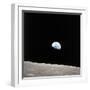 Apollo 8 View of Earth Rise over the Moon-null-Framed Premium Photographic Print