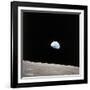 Apollo 8 View of Earth Rise over the Moon-null-Framed Premium Photographic Print